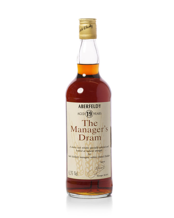 Aberfeldy 19 Year Old The Manager's Dram Bottled 1991