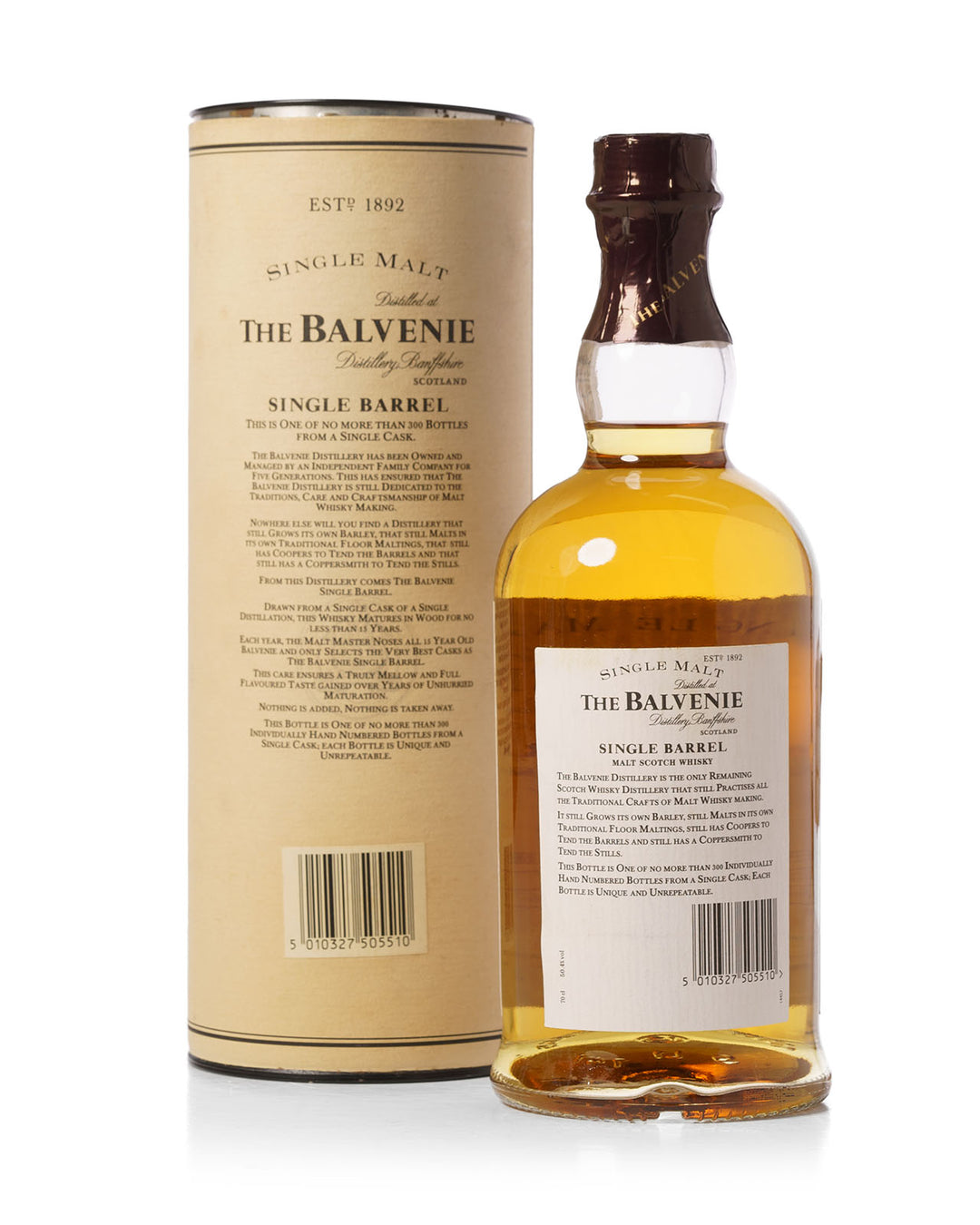 Balvenie 1977 15 Year Old Single Barrel Bottled 1994 With Original Tube