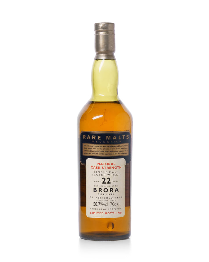 Brora 1972 22 Year Old 58.7% Rare Malts Selection Bottled 1995