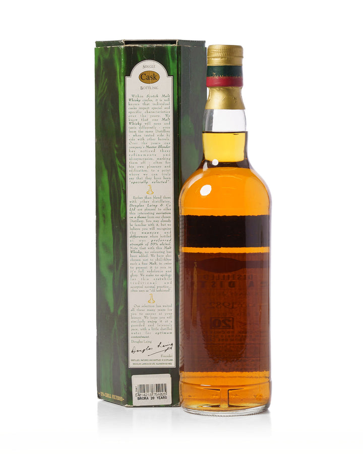 Brora 1982 20 Year Old Douglas Laing Old Malt Cask Bottled 2003 With Original Box
