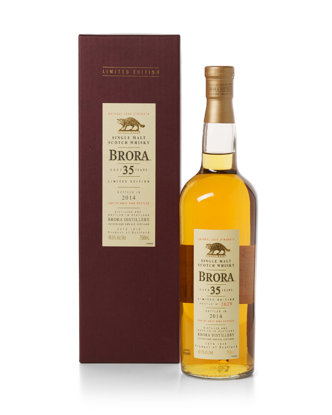 Brora 35 Year Old Special Release Bottled 2014 750ml With Original Box