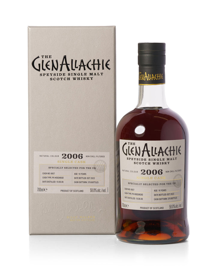 Glenallachie 2006 16 Year Old Single Cask PX Hogshead With Original Box