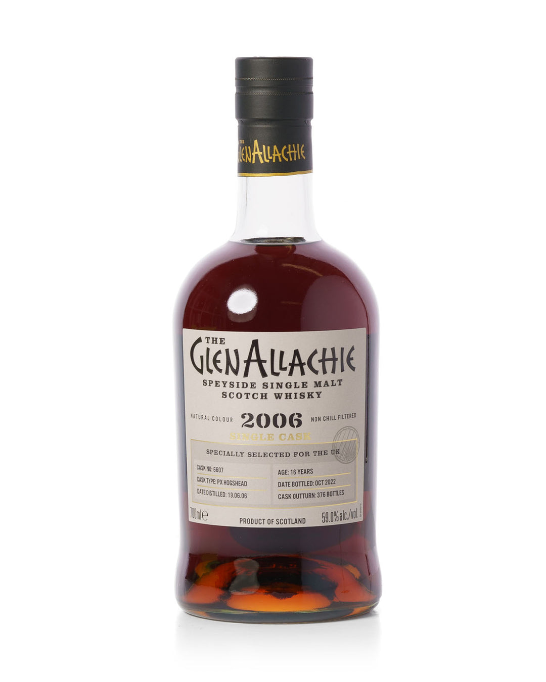 Glenallachie 2006 16 Year Old Single Cask PX Hogshead With Original Box