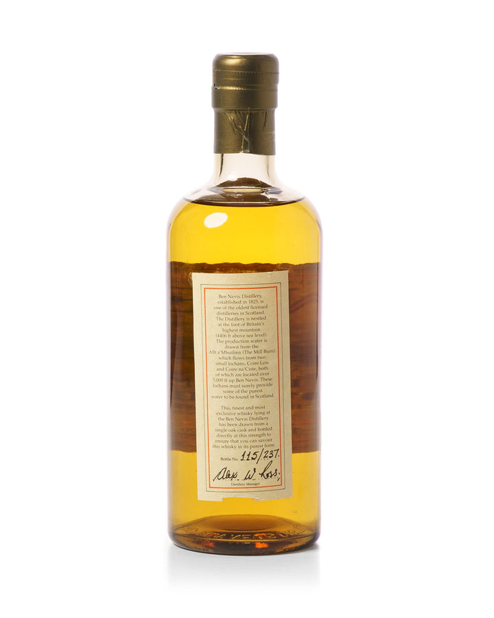 Ben Nevis 1975 26 Year Old Bottled 2001 With Original Box
