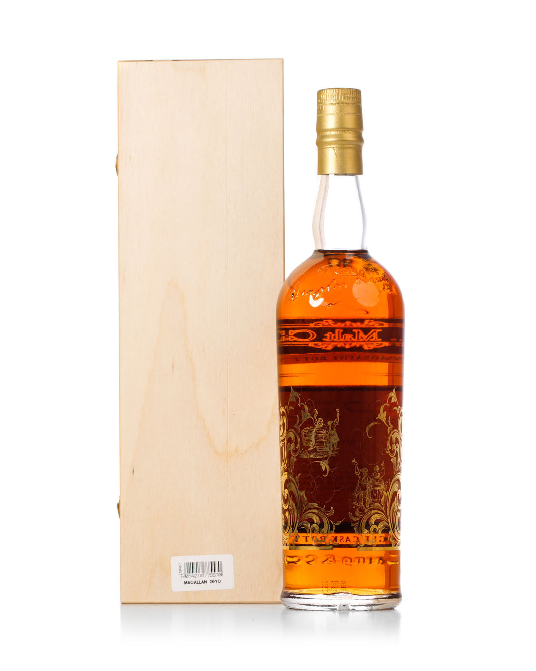 Macallan 1989 20 Year Old Old Malt Cask Bottled 2009 With Original Wood Box