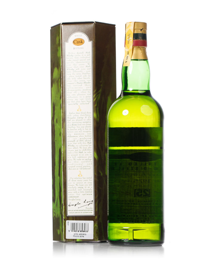 Ardbeg 1975 25 Year Old Old Malt Cask Douglas Laing Bottled 2000 With Original Box