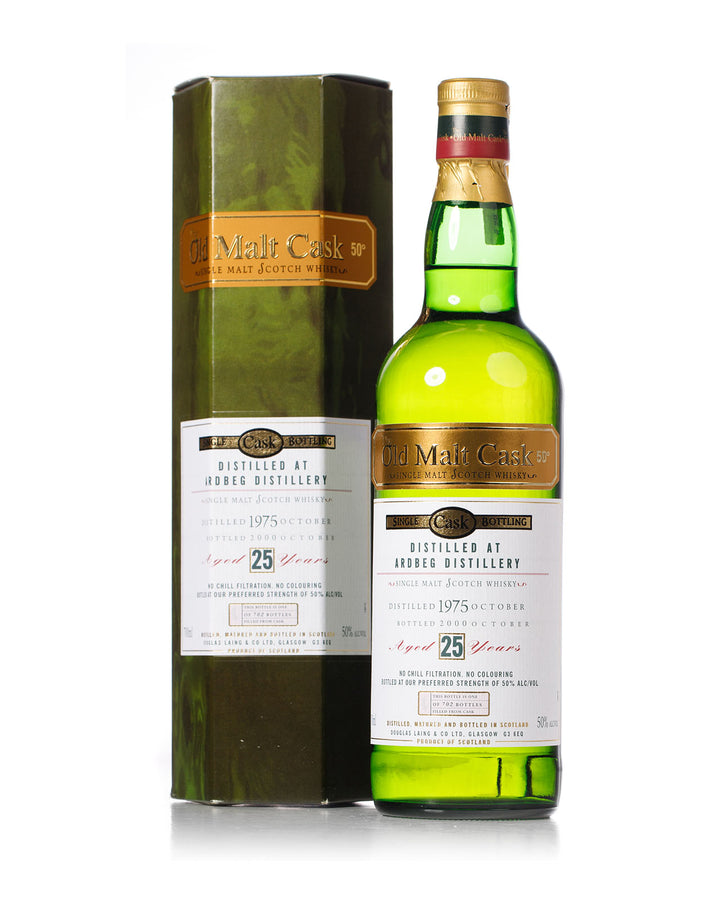 Ardbeg 1975 25 Year Old Old Malt Cask Douglas Laing Bottled 2000 With Original Box