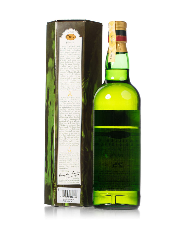 Ardbeg 1975 25 Year Old Old Malt Cask Douglas Laing Bottled 2000 With Original Box