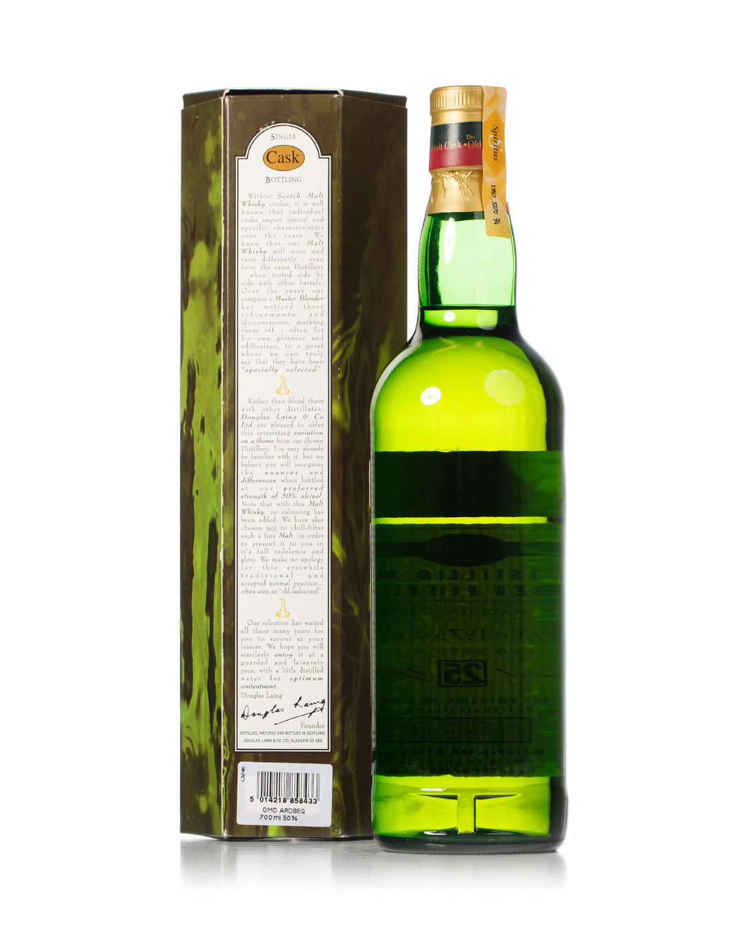 Ardbeg 1975 25 Year Old Old Malt Cask Douglas Laing Bottled 2000 With Original Box