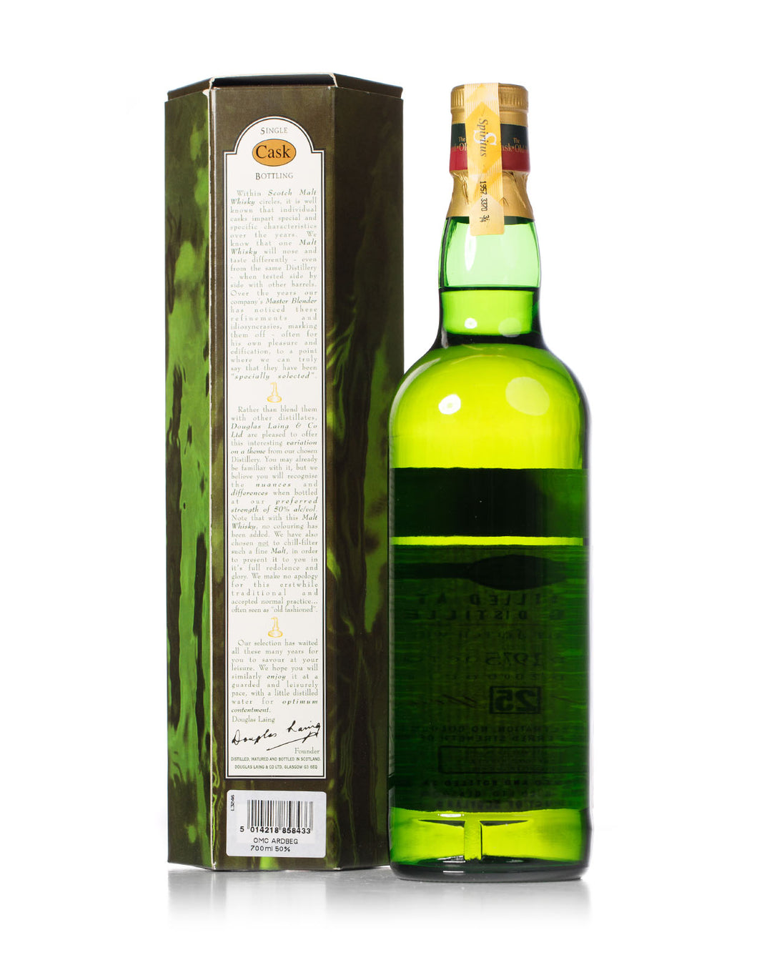 Ardbeg 1975 25 Year Old Old Malt Cask Douglas Laing Bottled 2000 With Original Box