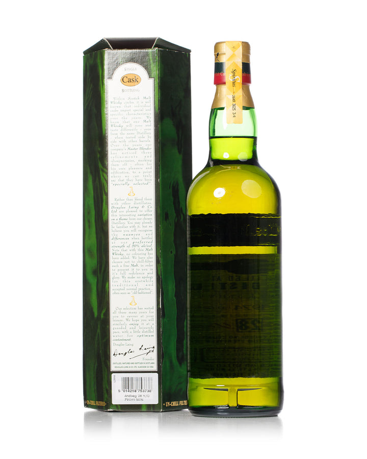 Ardbeg 1974 28 Year Old Old Malt Cask Douglas Laing Bottled 2003 With Original Box