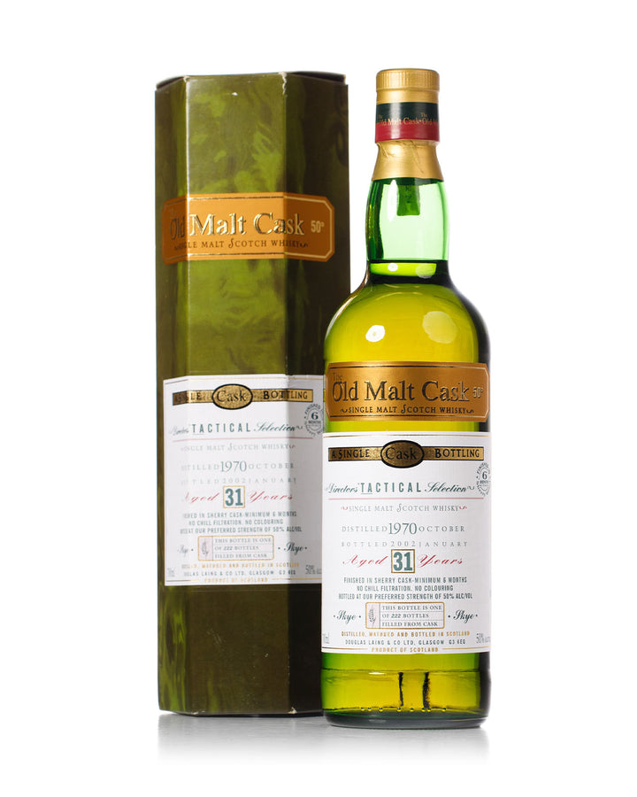 Talisker 1970 31 Year Old Old Malt Cask Tactical Douglas Laing Bottled 2002 With Original Box