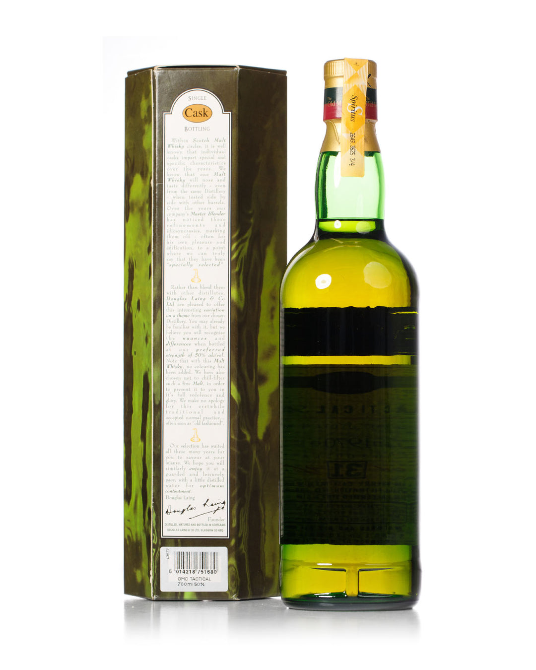 Talisker 1970 31 Year Old Old Malt Cask Tactical Douglas Laing Bottled 2002 With Original Box