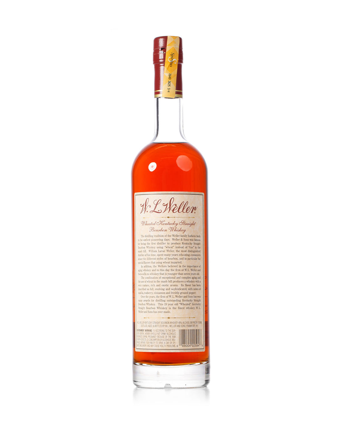 William Larue Weller 1983 19 Year Old Kentucky Straight Bourbon Bottled 2002 750ml