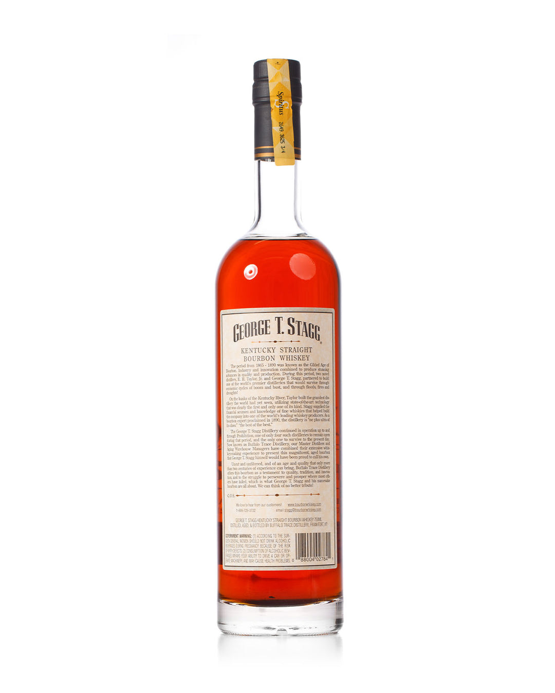 George T. Stagg 1990 15 Year Old Hazmat II Limited Edition Bourbon Bottled 2005 141.2 Proof 750ml