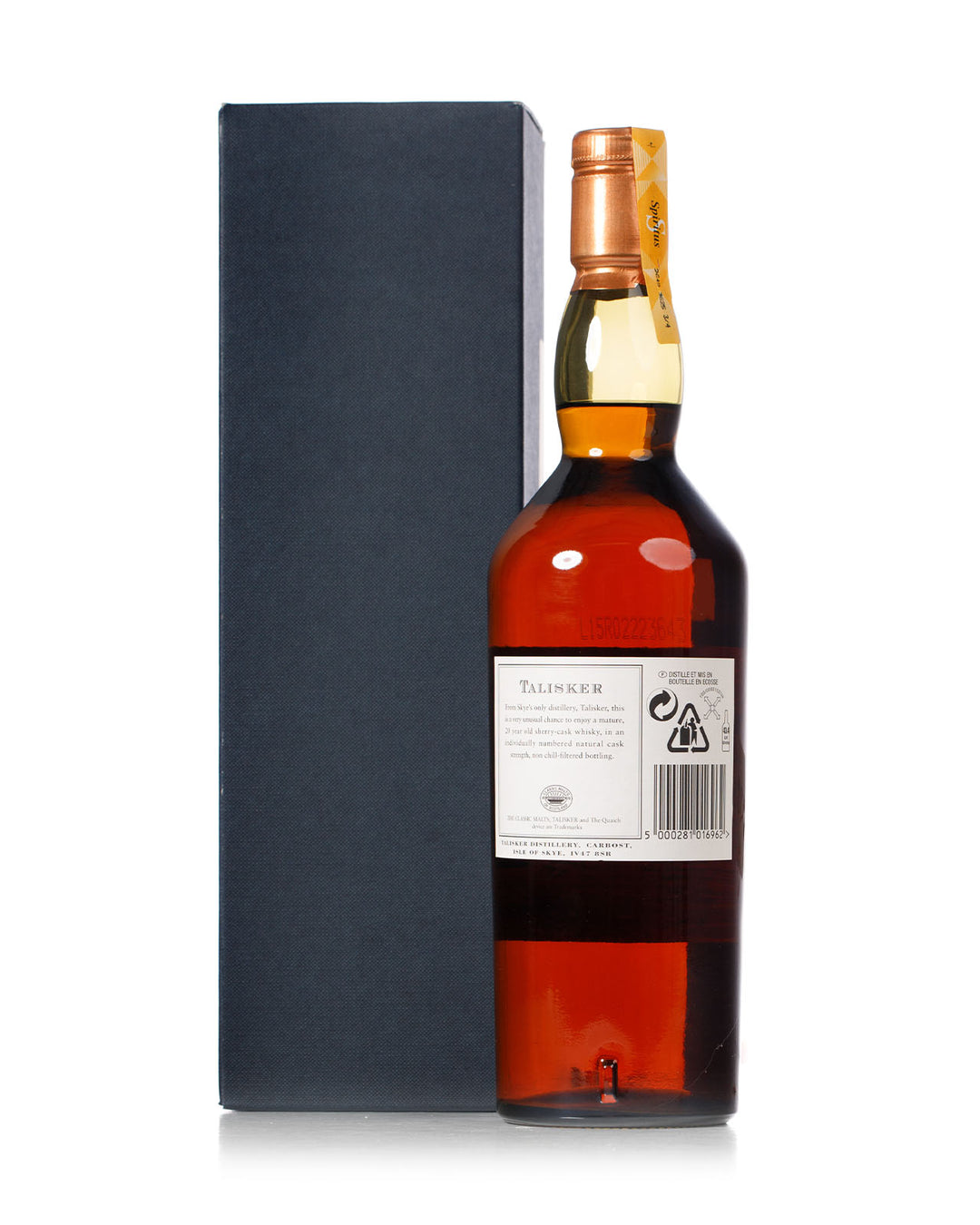 Talisker 1981 20 Year Old Cask Strength Bottled 2002 With Original Box