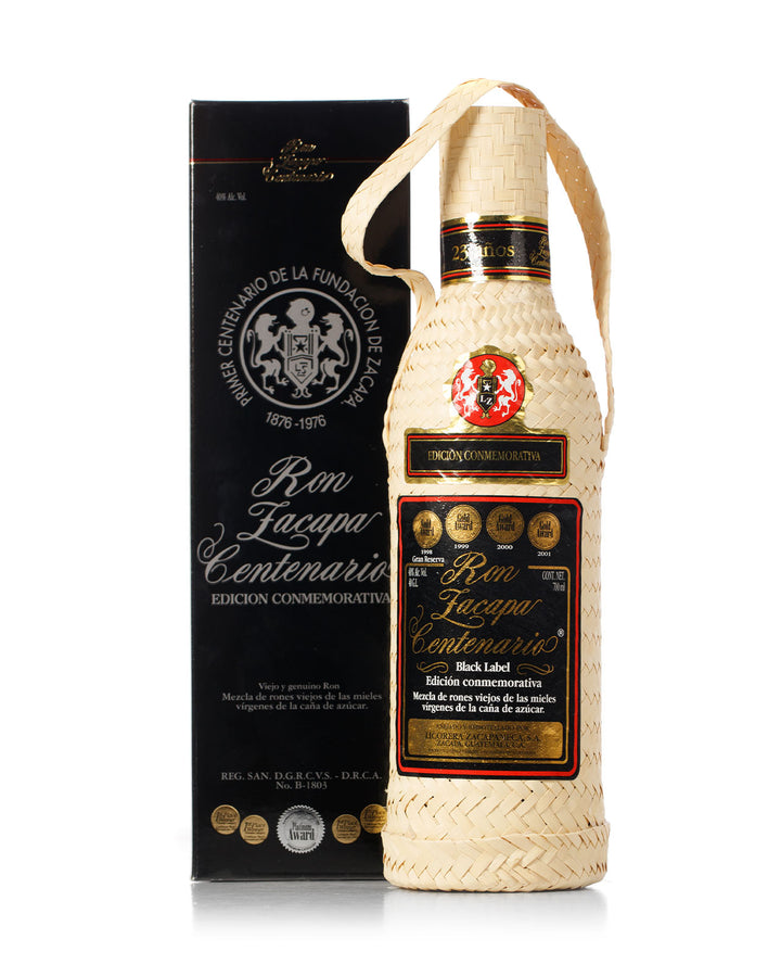 Ron Zacapa Centenario 23 Year Old Black Label Guatamalan Rum With Original Box