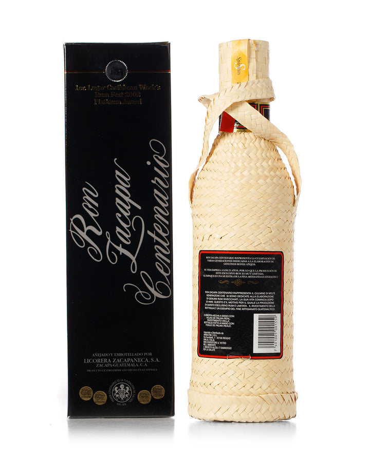 Ron Zacapa Centenario 23 Year Old Black Label Guatamalan Rum With Original Box