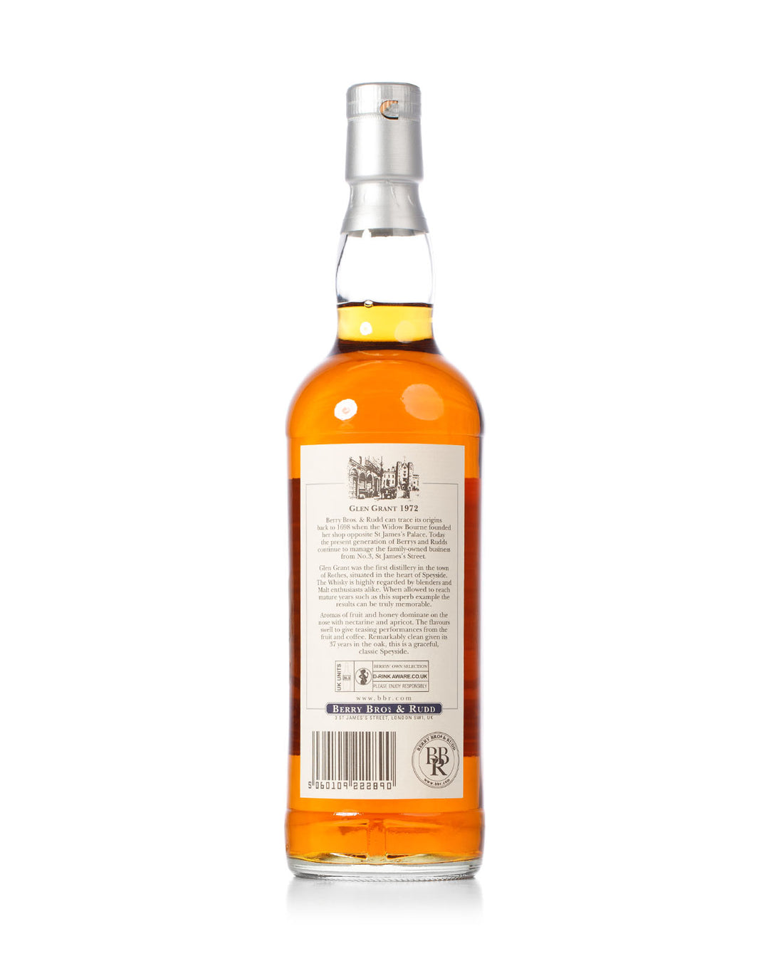Glen Grant 1972 37 Year Old Berrys' Own Selection Bottled 2009