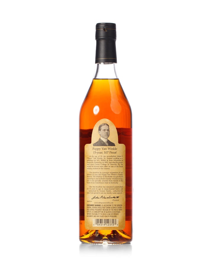 Pappy Van Winkle 15 Year Old Family Reserve