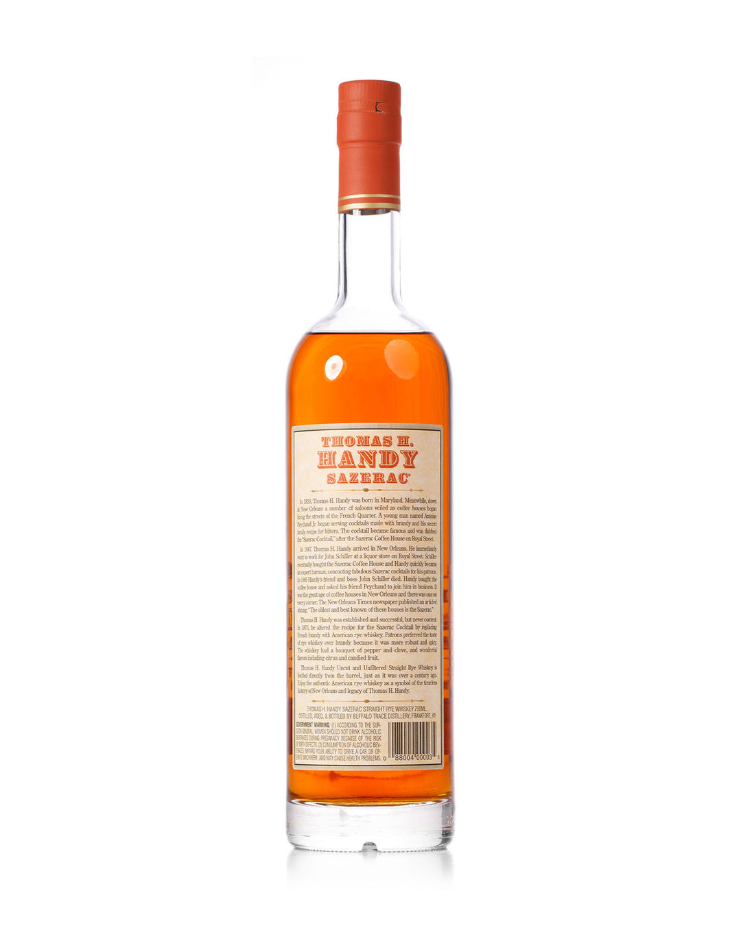 Thomas H. Handy Sazerac 2009 Kentucky Straight Rye Bottled Fall 2015 75cl