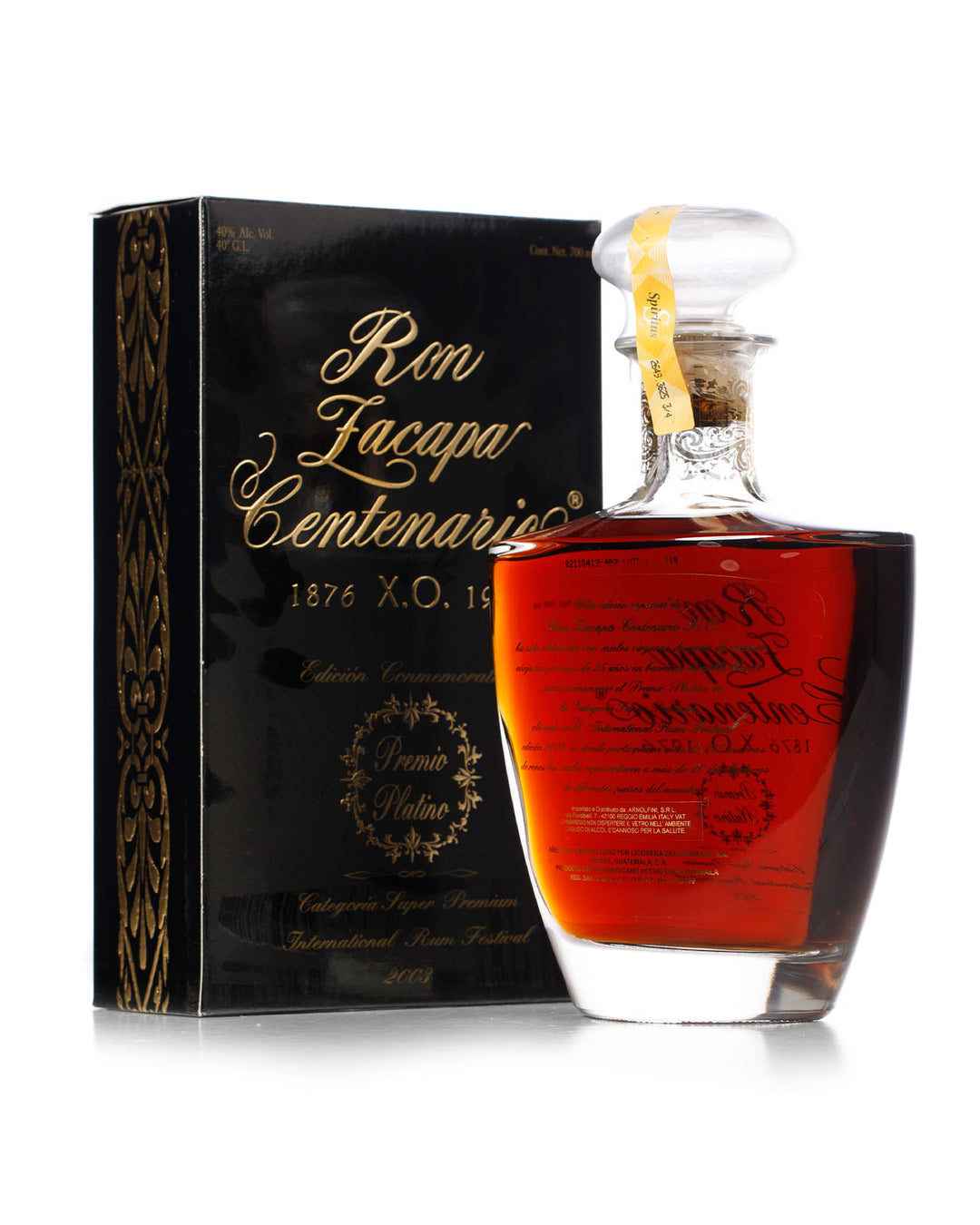 Ron Zacapa Centenario XO 25 Year Old Guatamalan Rum With Original Box