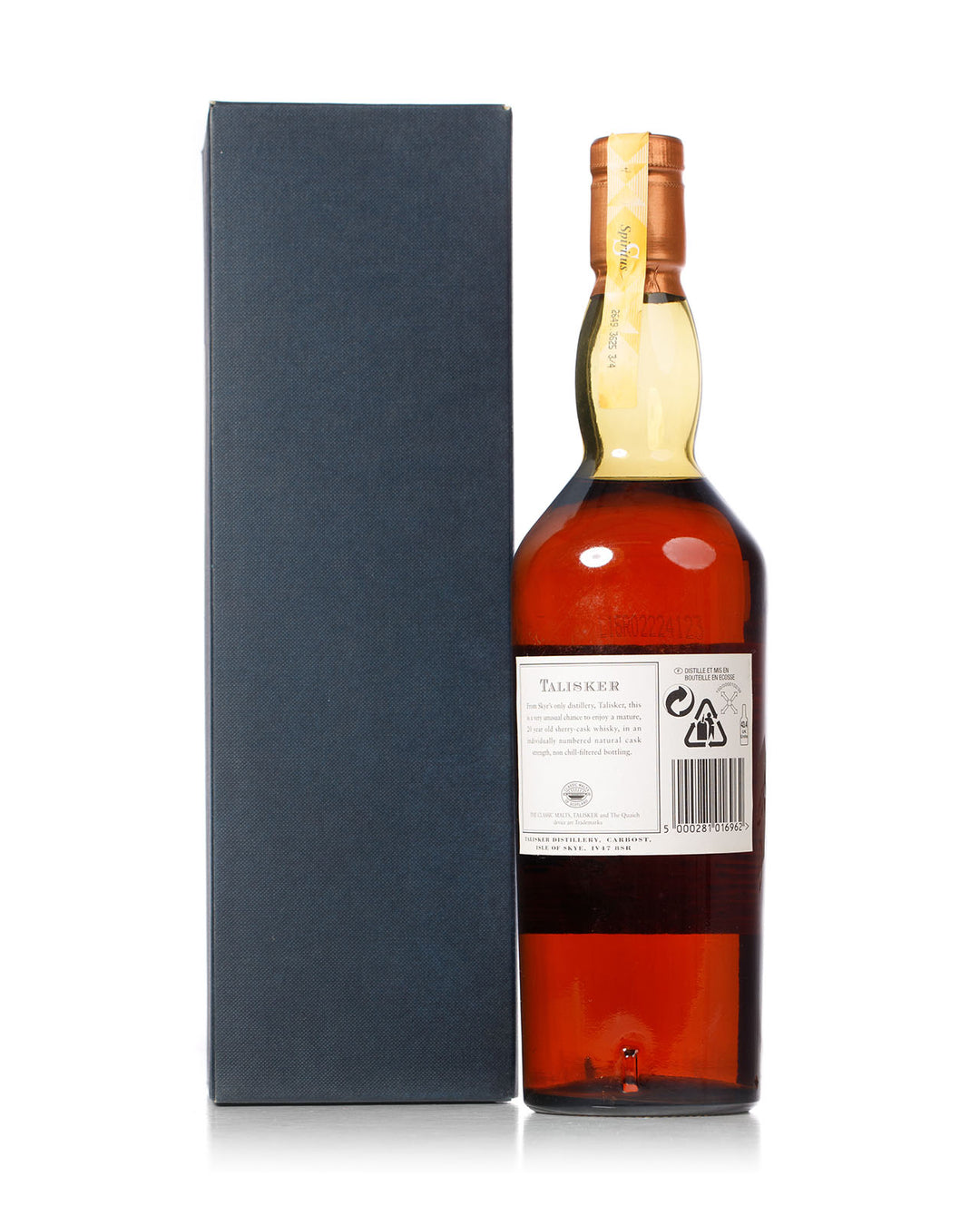 Talisker 1981 20 Year Old Cask Strength Bottled 2002 With Original Box