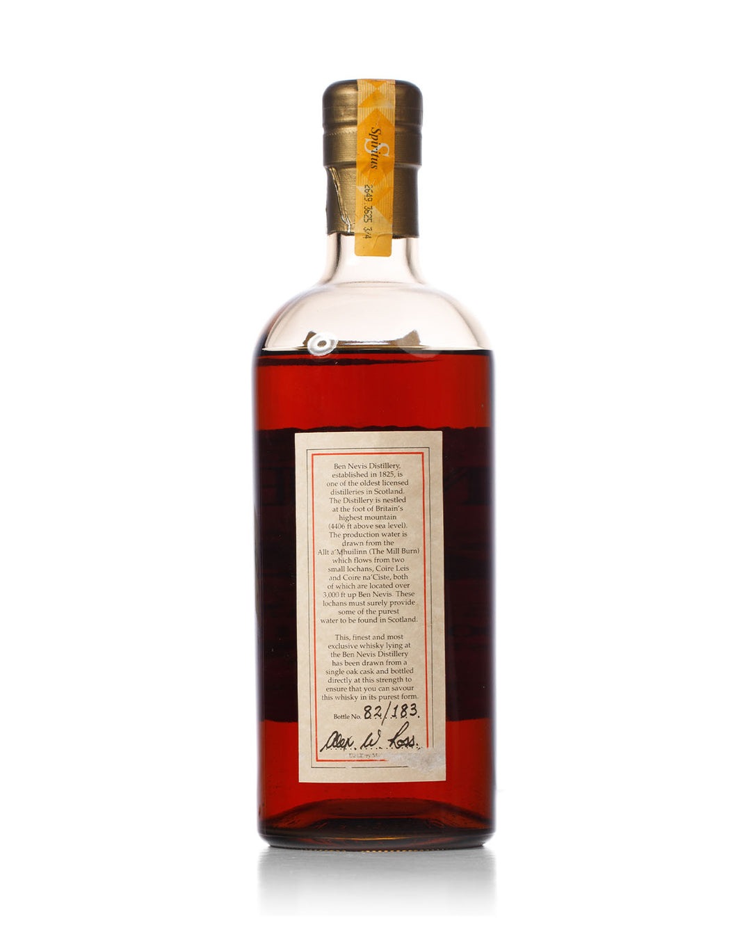 Ben Nevis 1971 30 Year Old Bottled 2001