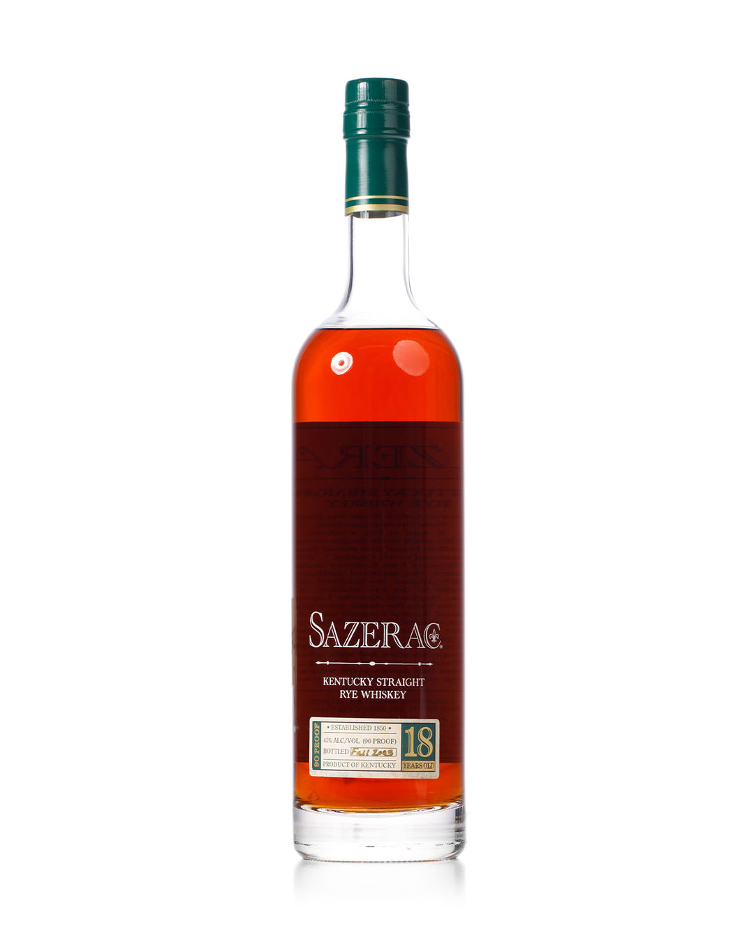 Sazerac 18 Year Old Kentucky Straight Rye Bottled Fall 2003 75cl