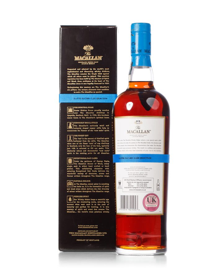 Macallan 1996 17 Year Old Easter Elchies Blue Ribbon Bottled 2013 With Original Box