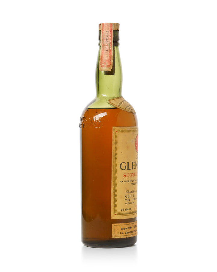 Glenlivet 12 Year Old Bottled 1940s