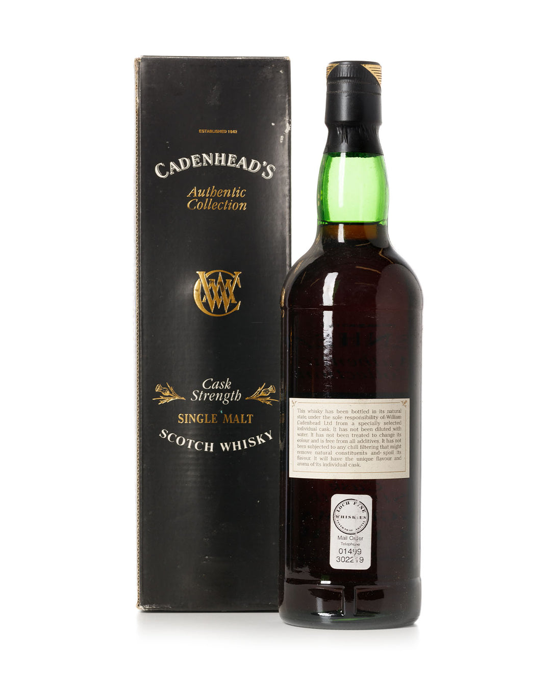 Springbank 1965 31 Year Old Cadenhead's Authentic Collection Bottled 1996 With Original Box