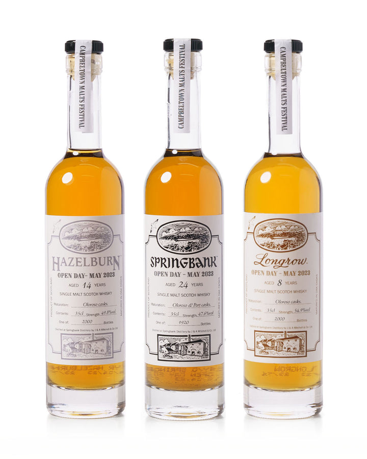 Campbeltown Malts Festival Collection Springbank Hazelburn Longrow