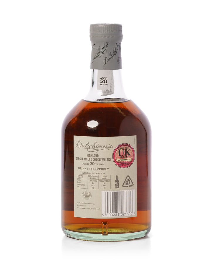 Dalwhinnie 1986 20 Year Old Natural Cask Strength Bottled 2006 With Original Tube