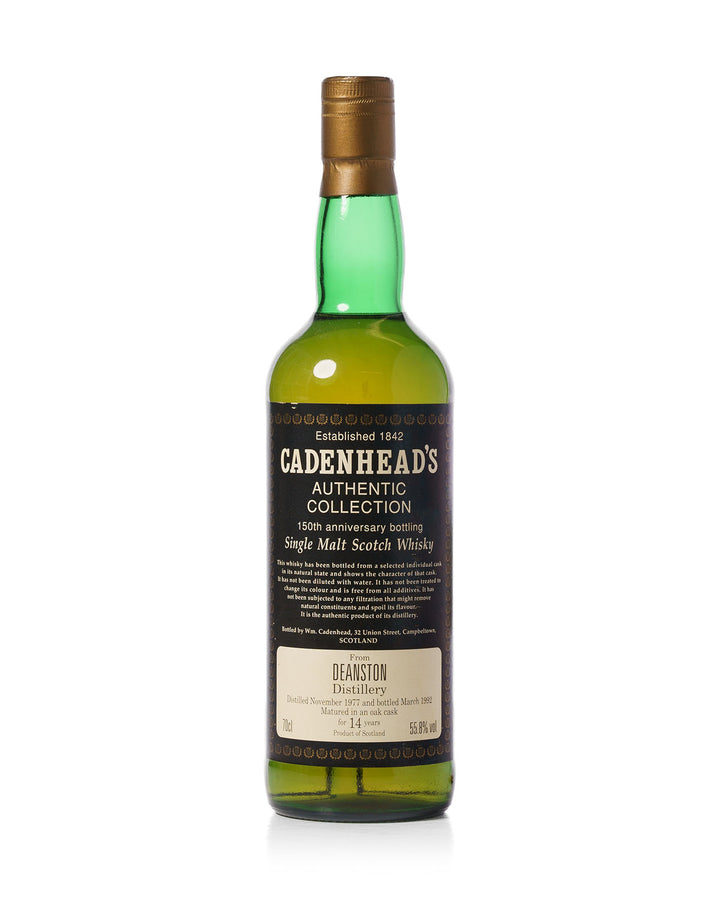 Deanston 1977 14 Year Old Cadenhead's Authentic Collection Bottled 1992