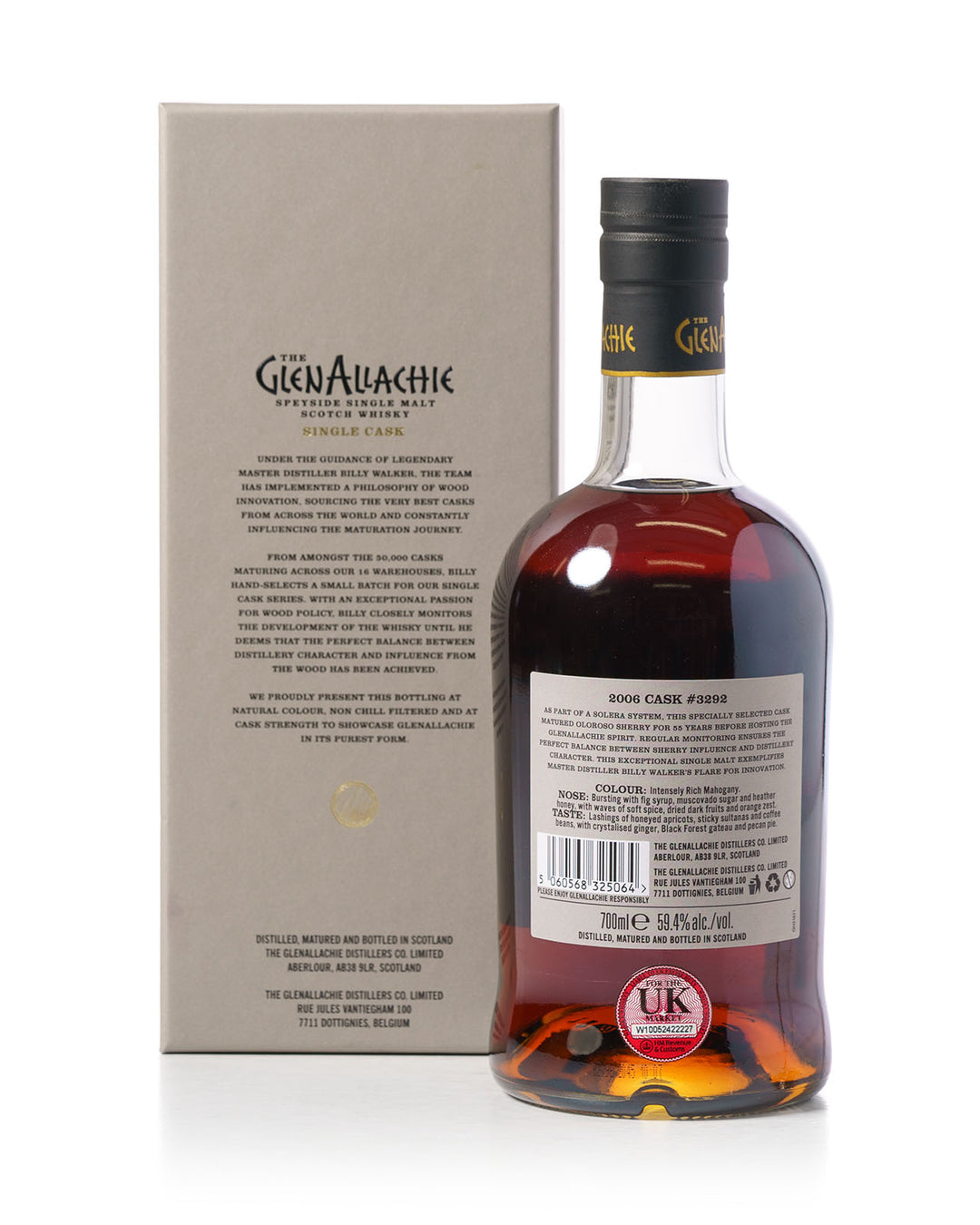 Glenallachie 2006 15 Year Old Single Cask Bottled 2022 With Original Box
