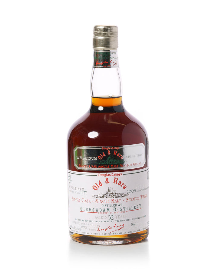 Glencadam 1977 32 Year Old Old & Rare Platinum Selection Douglas Laing Bottled 2009 With Original Wood Box