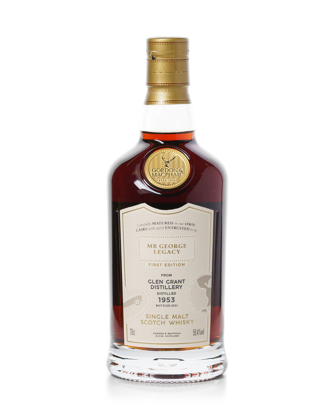 Glen Grant 1953 68 Year Old Mr George Legacy First Edition Gordon & Macphail Bottled 2021 With Original Box