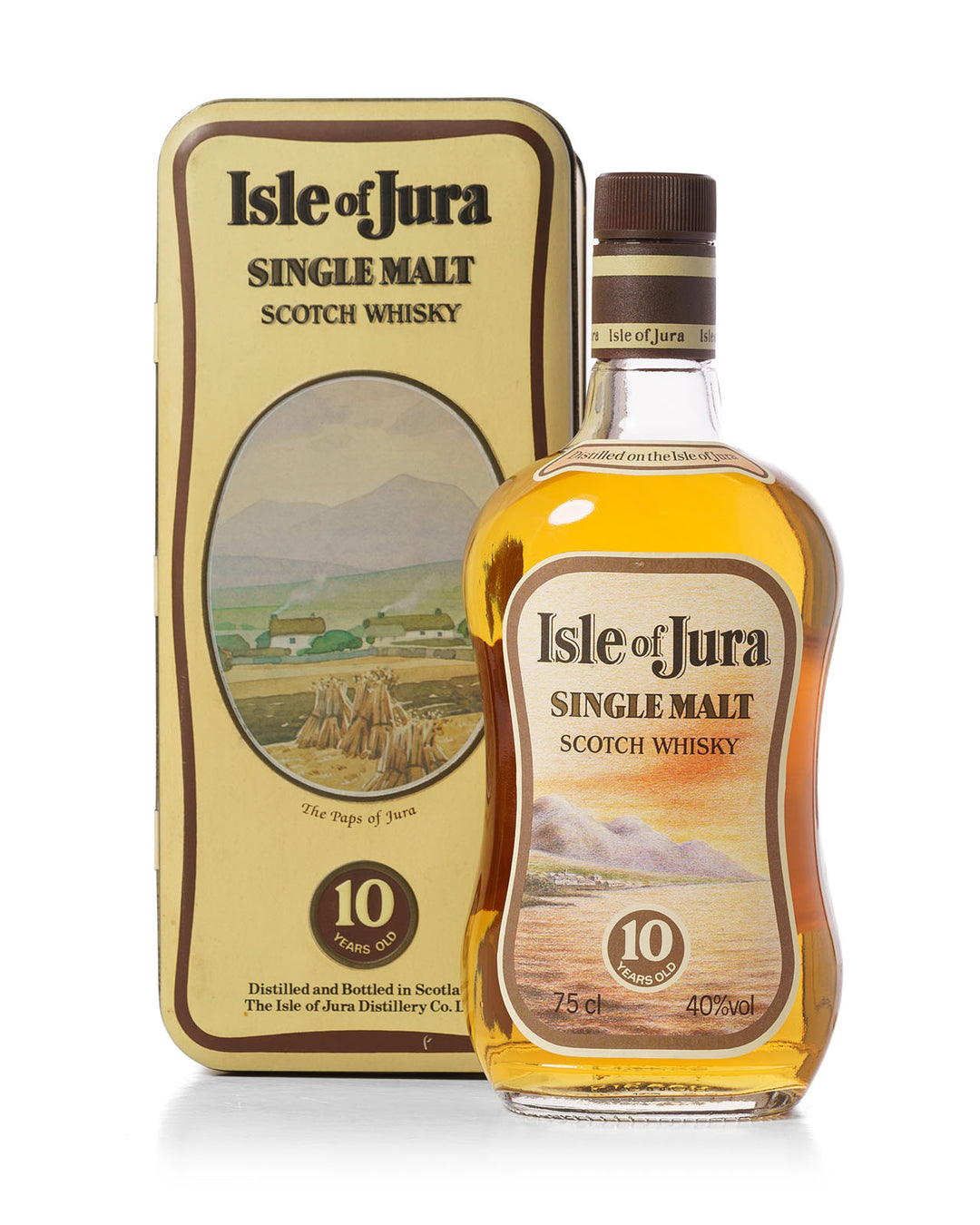 Isle of Jura 1980s 10 Year Old With Original Metal Tin