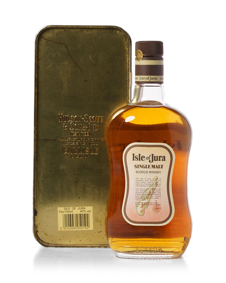 Isle of Jura 1980s 10 Year Old With Original Metal Tin