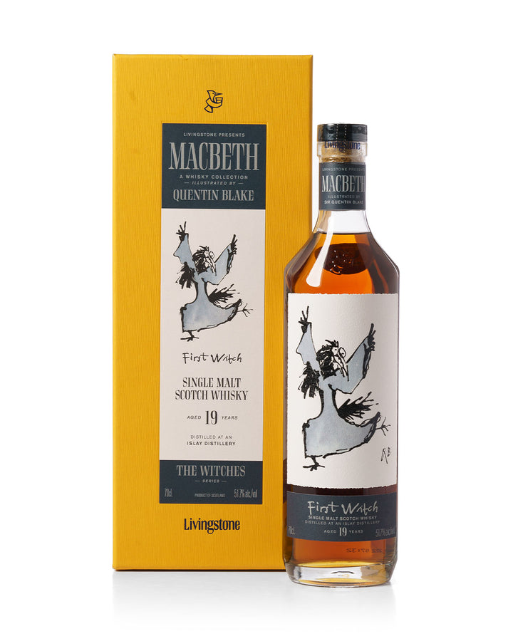 Livingstone Ardbeg 19 Year Old Macbeth / Act One - The Witches With Original Box
