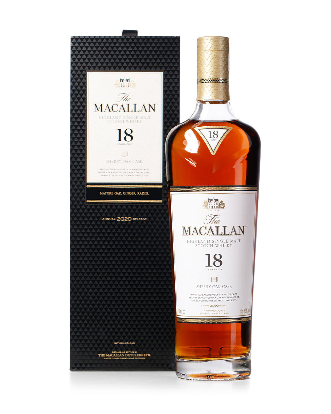 Macallan 18 Year Old Sherry Oak Four Bottle Set – 2020, 2021, 2022 and 2023 Releases