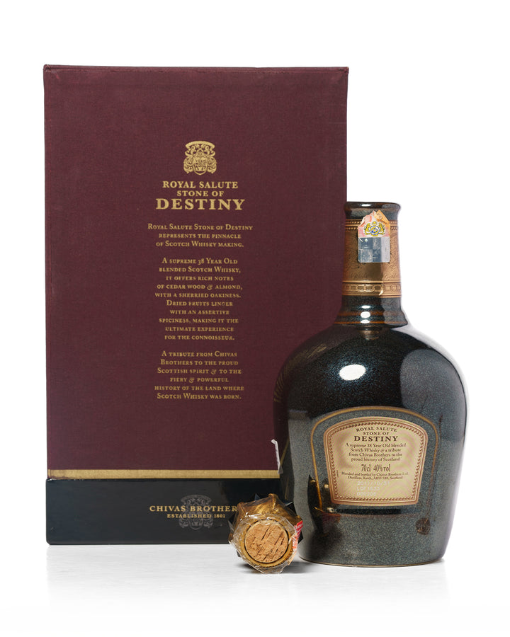 Royal Salute 38 Year Old Stone of Destiny Bottled 2011 With Original Box