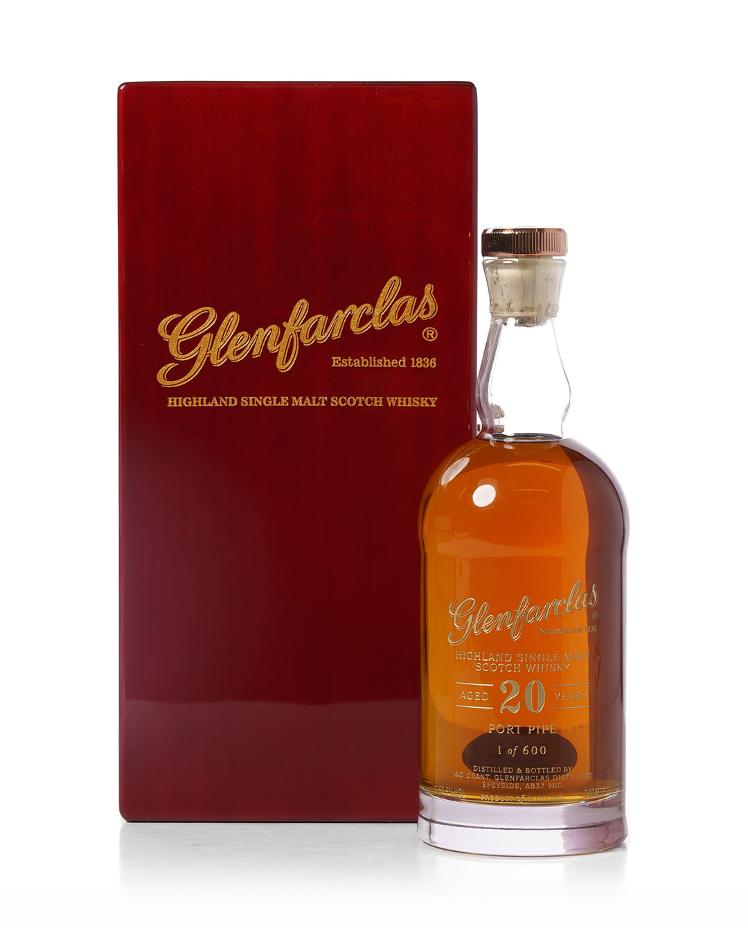Glenfarclas 20 Year Old Port Pipe With Original Box