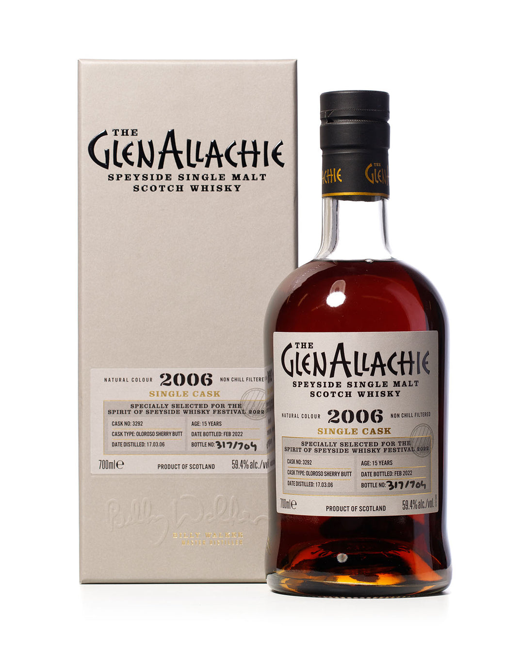 Glenallachie 2006 15 Year Old Single Cask Bottled 2022 With Original Box