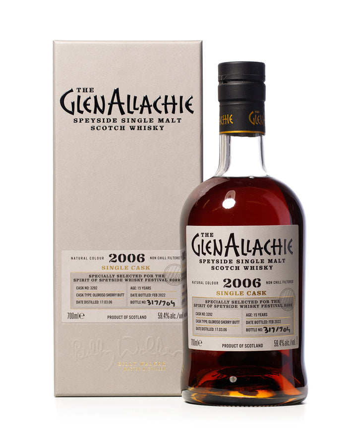 Glenallachie 2006 15 Year Old Single Cask Bottled 2022 With Original Box