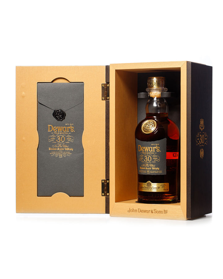 Dewar's 30 Year Old Bottled 2015 with Original Wood Box