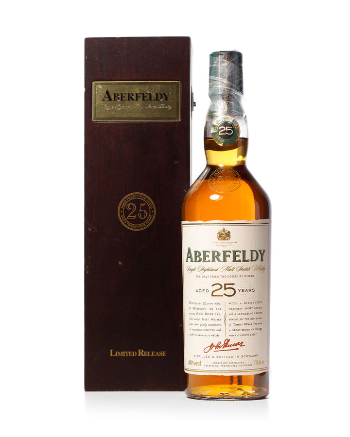 Aberfeldy 25 Year Old Bottled 2003 With Original Box