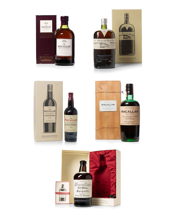 Macallan Replica Full Series Collection: 1841, 1851, 1861, 1874 and 1876