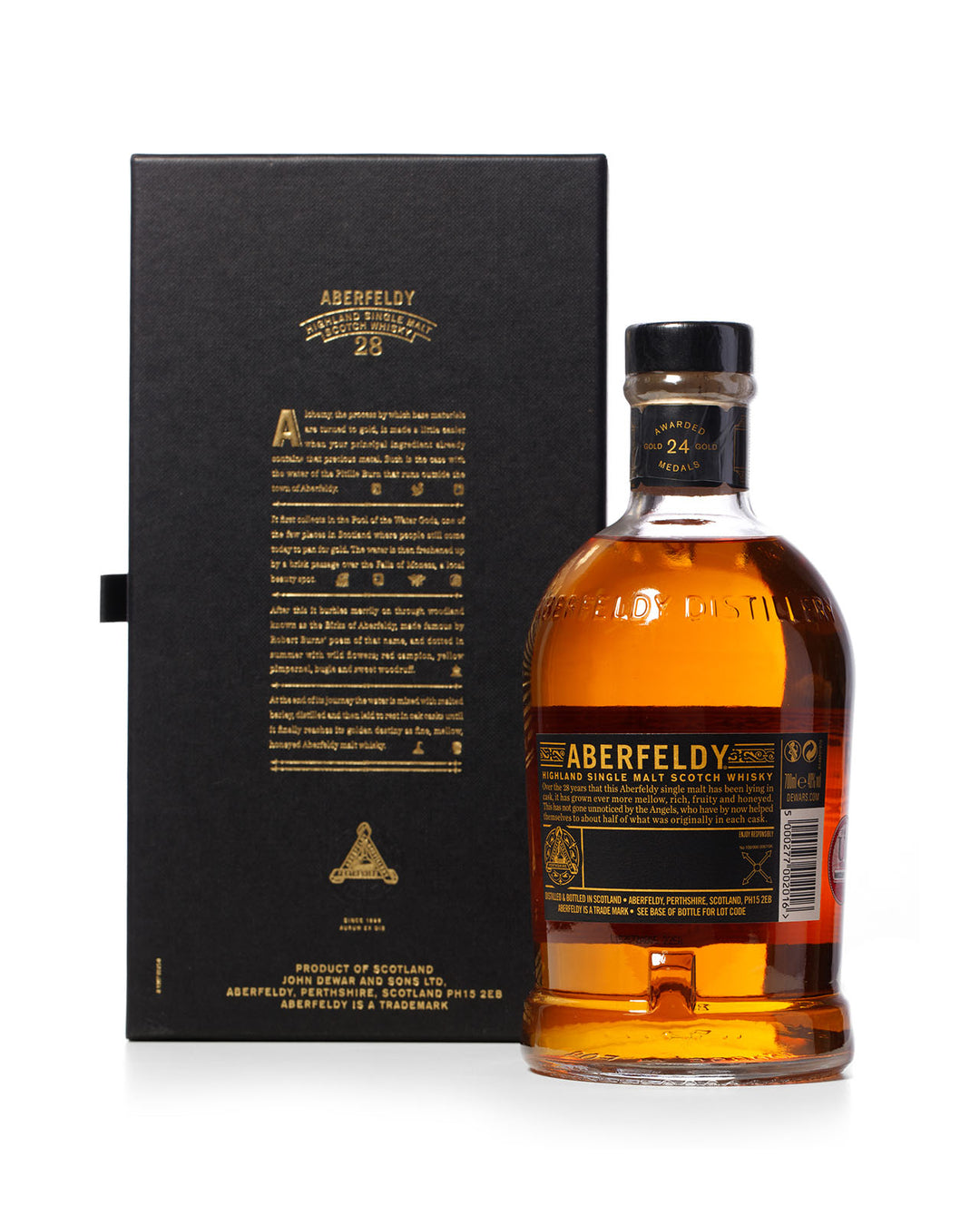 Aberfeldy 28 Year Old Bottled 2015 With Original Box